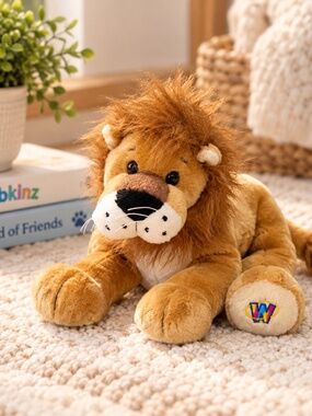 Ganz Webkinz Lion HM006 Plush Stuffed Animal Retired No Code Brown Mane